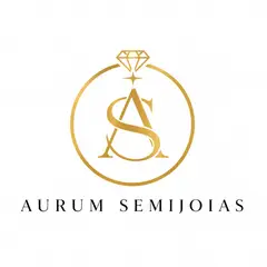 Logo monograma com as iniciais: Joias e semijoias