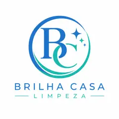Logo monograma com as iniciais: Limpeza e conservação