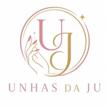 Logo monograma com as iniciais: Manicure e nail design