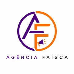 Logo monograma com as iniciais: Agência de marketing