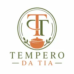 Logo monograma com as iniciais: Marmitaria e comida caseira