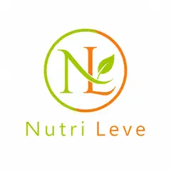 Logo monograma com as iniciais: Nutrição