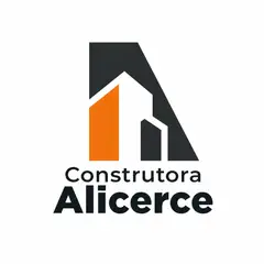Logo espaço negativo: Construtora