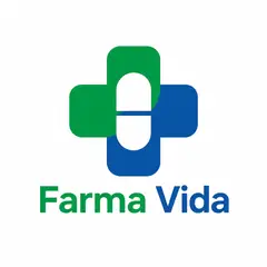 Logo espaço negativo: Farmácia