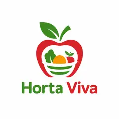 Logo espaço negativo: Hortifrúti