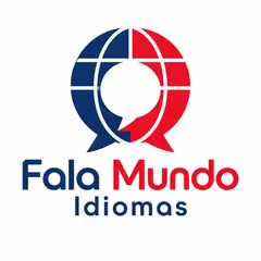 Logo espaço negativo: Escola de idiomas