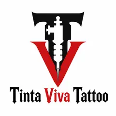 Logo espaço negativo: Estúdio de tatuagem