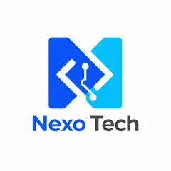 Logo espaço negativo: Tecnologia e software