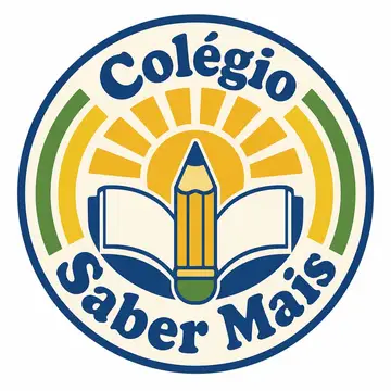 Logo selo retrô anos 70: Escola e reforço
