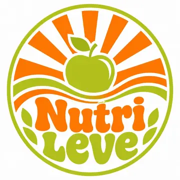 Logo selo retrô anos 70: Nutrição
