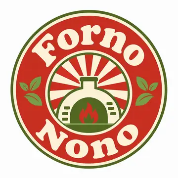 Logo selo retrô anos 70: Pizzaria
