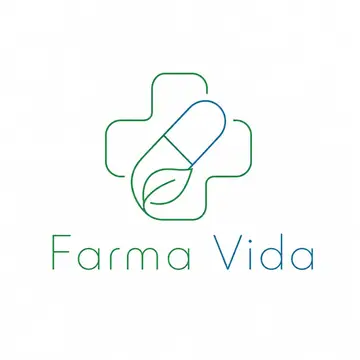Logo traço fino (line art): Farmácia