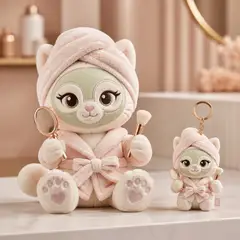 Mascote virando pelúcia e chaveiro de brinde: Mimi (Estética)