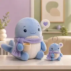 Mascote virando pelúcia e chaveiro de brinde: Lua (Psicologia)