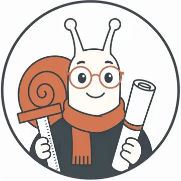 Mascote em vetor pra logo e ícone: Espiral (Arquitetura e interiores)