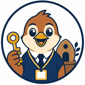 Mascote em vetor pra logo e ícone: Barrinho (Imobiliária)