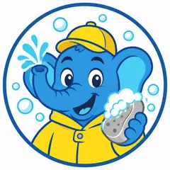 Mascote em vetor pra logo e ícone: Lavinho (Lava-jato e estética automotiva)