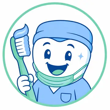 Mascote em vetor pra logo e ícone: Dentinho (Odontologia)