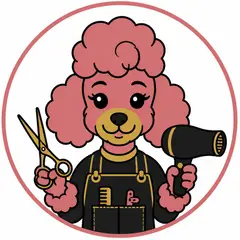 Mascote em vetor pra logo e ícone: Topete (Salão de beleza)