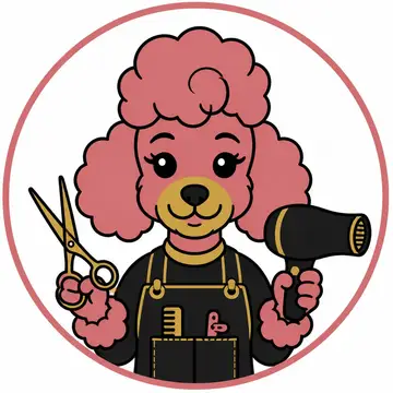 Mascote em vetor pra logo e ícone: Topete (Salão de beleza)