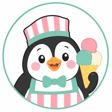 Mascote em vetor pra logo e ícone: Picolé (Sorveteria)