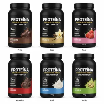 Shopee · variações de cor: Suplemento e alimento embalado
