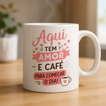 Mockup da arte na caneca