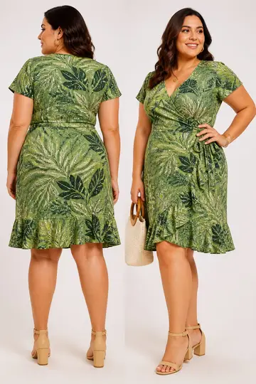 Moda plus size: costas e 3/4 (caimento)