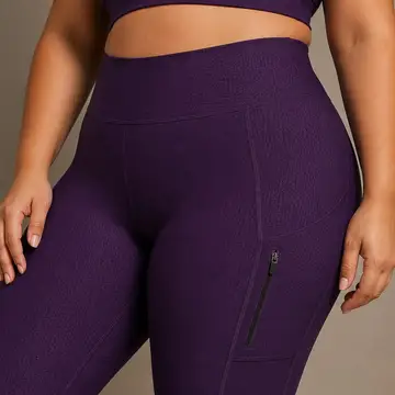 Legging: close do tecido vestido