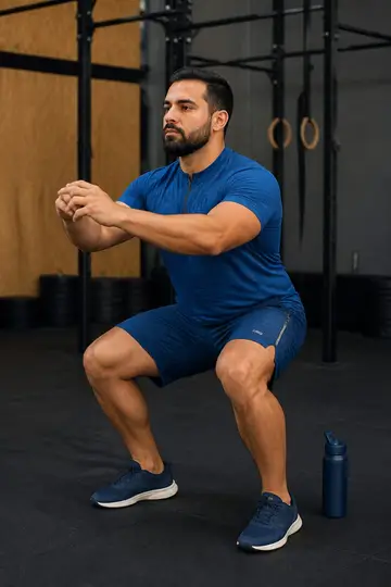 Conjunto fitness masculino: em ação no treino