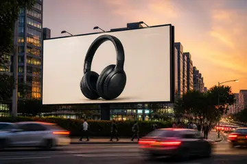 Meu anúncio no outdoor da cidade