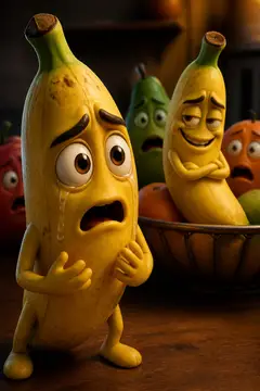 Vídeo novela dramática: banana