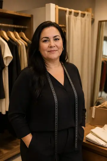 Retrato do profissional — Moda & loja de roupas