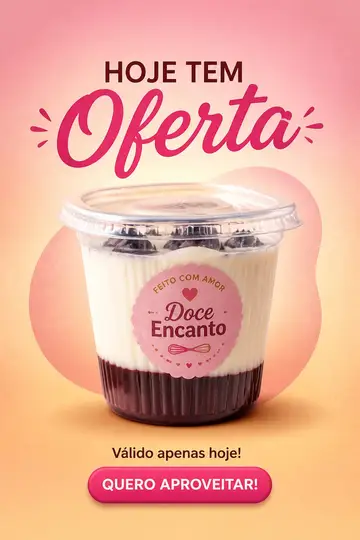 Story de oferta (9:16) — Confeitaria & doces
