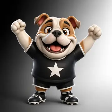 Mascote 3D: Alvinegro da Estrela