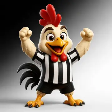 Mascote 3D: Alvinegro do Galo