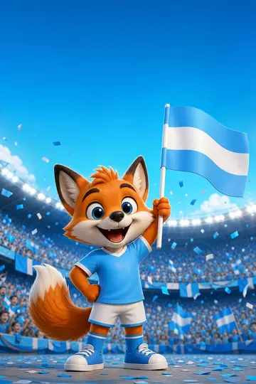 Arte "Dia de jogo" pro status: Celeste da Raposa