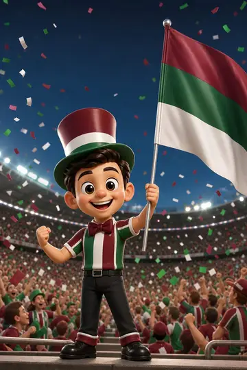 Arte "Dia de jogo" pro status: Tricolor da Cartola