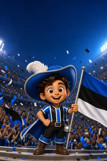 Arte "Dia de jogo" pro status: Tricolor Gaúcho