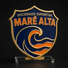 Escudo 3D em metal esmaltado (boneco-pin) (anexe o escudo do seu time)