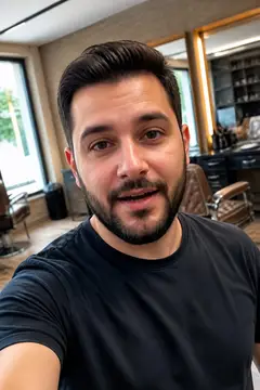 Vídeo UGC de cliente — Salão & barbearia