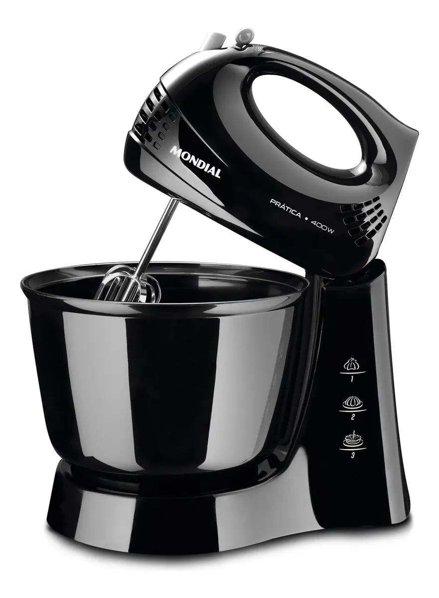 Batedeira Prática Mondial 400W - B-44-B — Eletros de cozinha