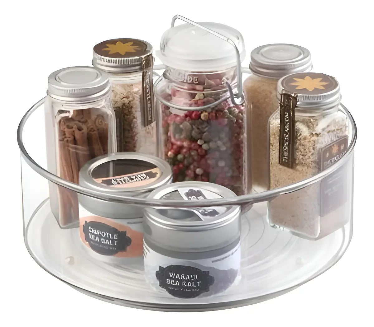 Organizador Giratório Em Poliestireno 23,5x7,5cm - Plasutil — Maquiagem