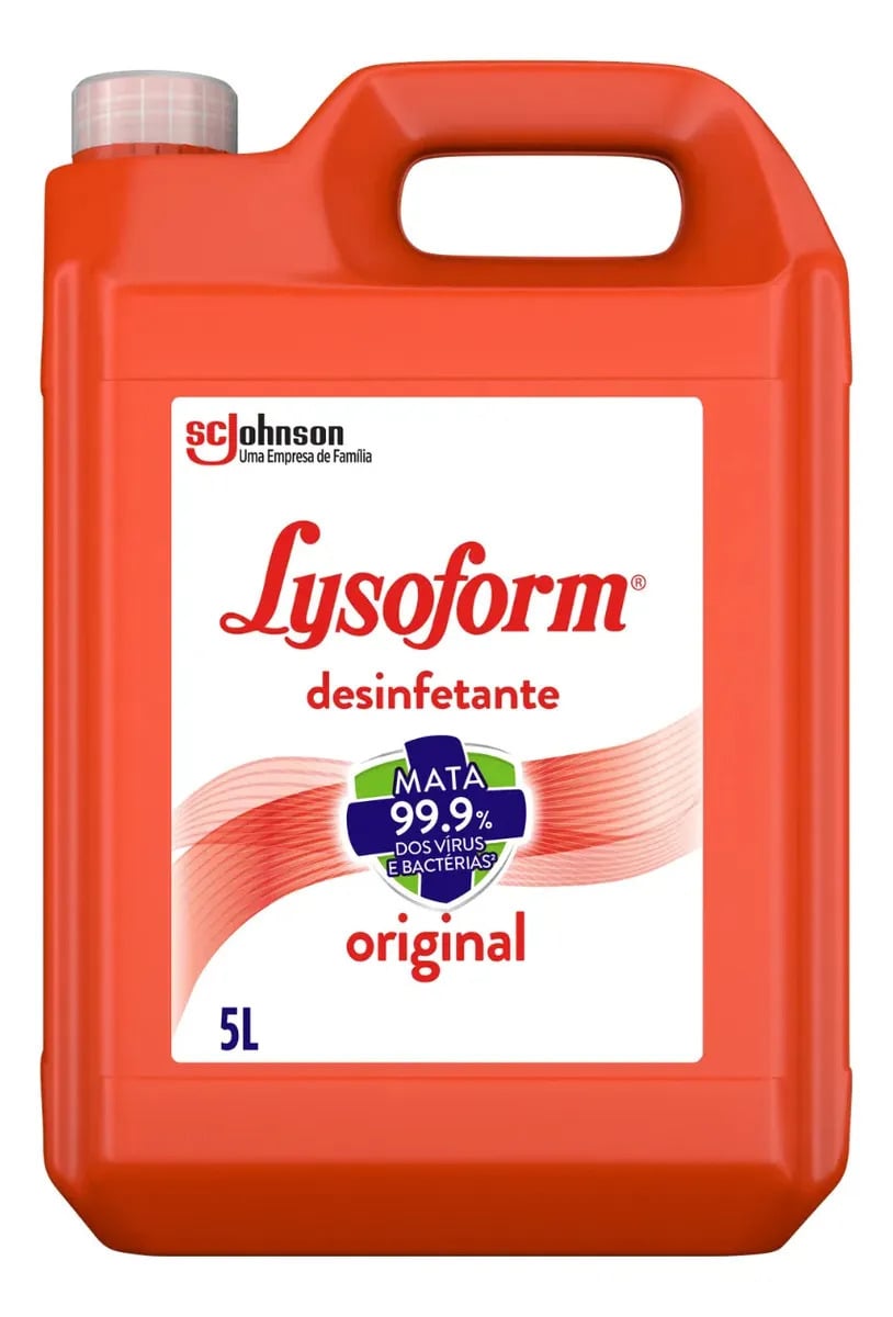 Desinfetante 5L Lysoform Líquido Original Desinfetante Casa para Limpeza Pesada — Cuidado da Casa e Lavanderia