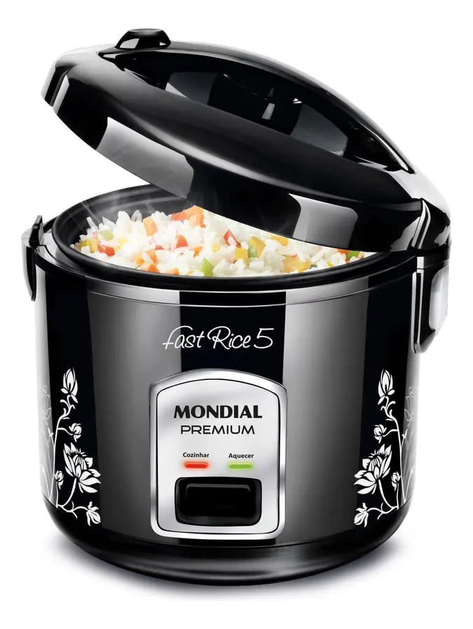 Panela De Arroz Fast Rice 5 Premium Mondial NPE-08-5X — Eletros de cozinha