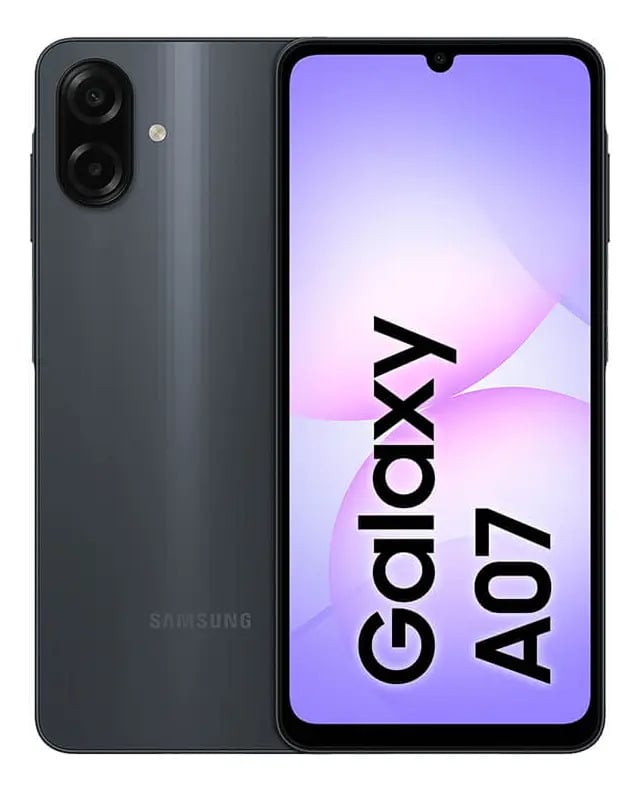 Smartphone Samsung Galaxy A07 4G 256GB 8GB Preto 6,7" — Celulares e Smartphones