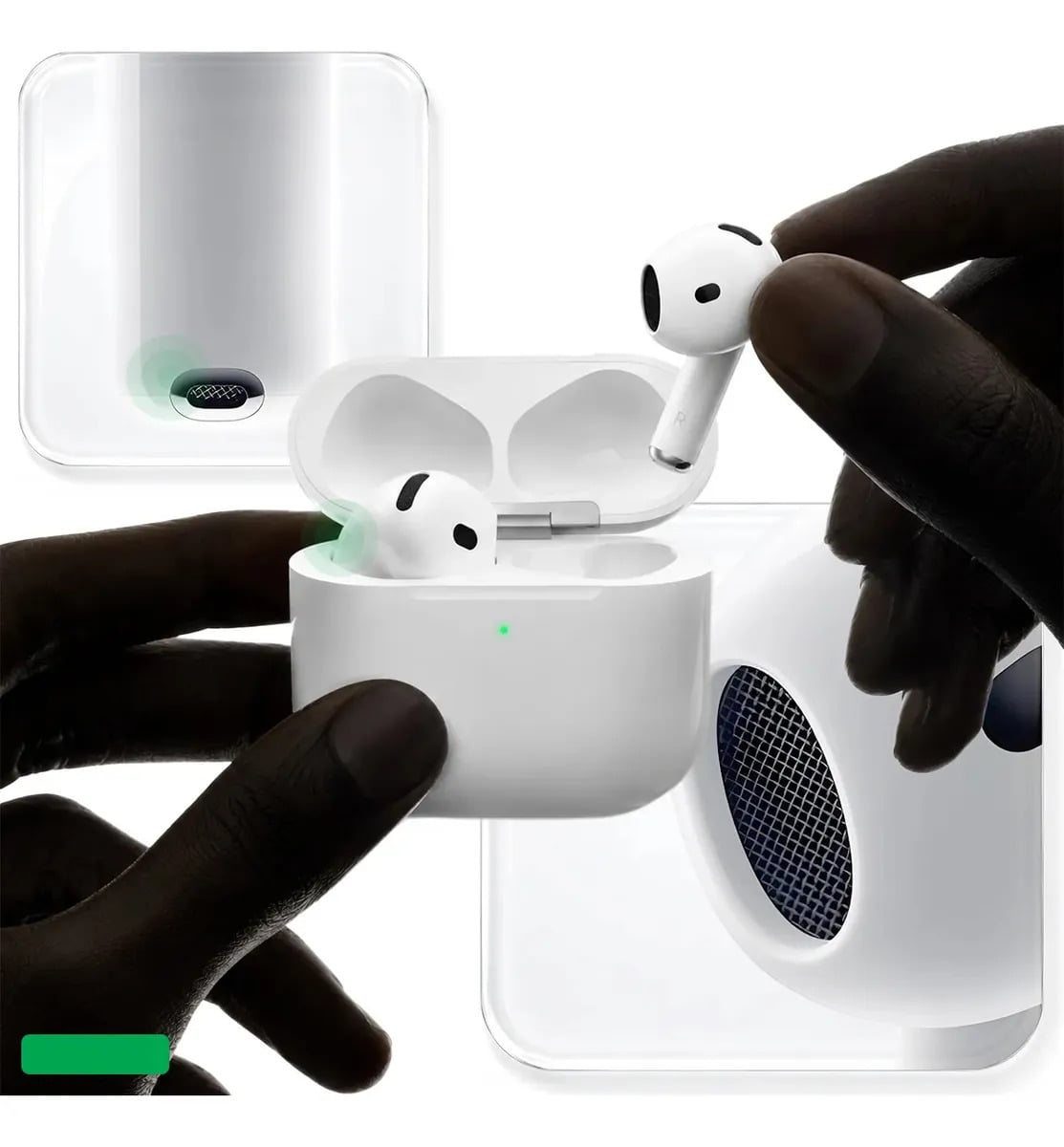 Fone Ouvido Bluetooth 5.4 Sem Fio Estojo De Carregamento Anti Ruido A Prova Dagua Compatível Com Ios Samsung Galaxy Android Tws Wireless Air Premium Microfone T — Acessórios para Celulares