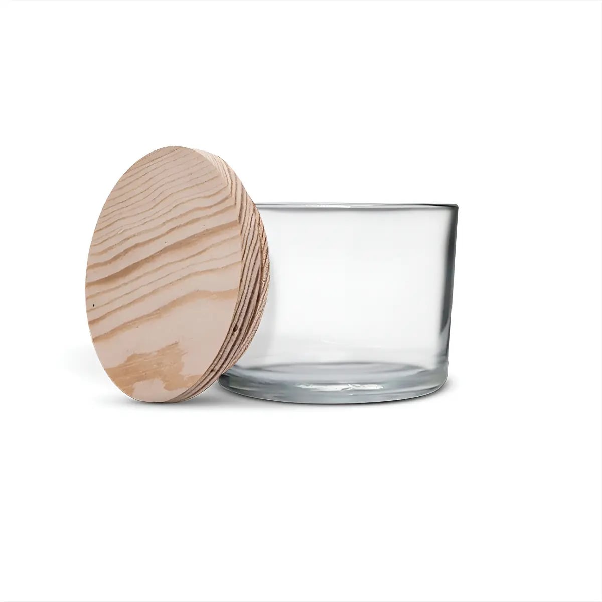 Potes de Vidro Nadir Figueredo 150ml com Tampas de Madeira Kit 24 Unidades — Cozinha
