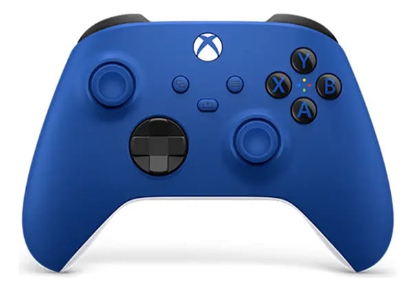 Controle Sem Fio Xbox Series X|S Microsoft Azul Shock com Bluetooth — Controles de console
