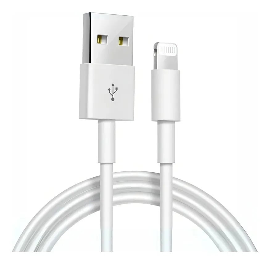 Cabo Carregador Turbo Usb 2 Metros Compatível Com iPhone 6 7 8 X Xr Xs 11 12 13 14 Pro Max iPad E iPod Ultra Resistente Design Clássico Carregamento Rápido Sinc — Acessórios para Celulares